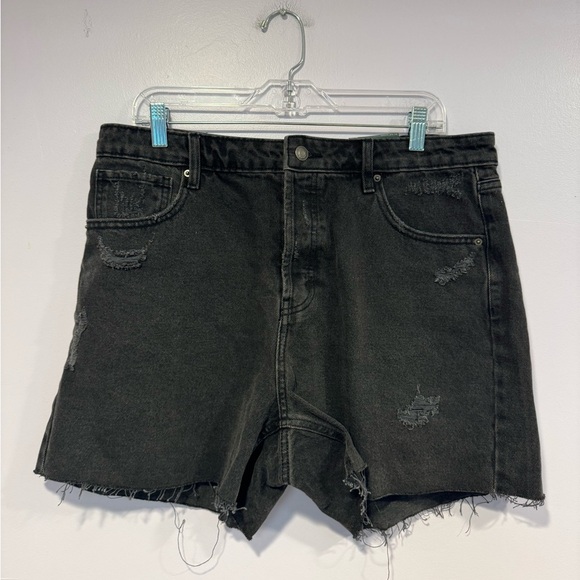 NWT black button fly wild fable Jean shorts - Picture 1 of 4